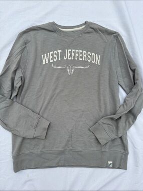 League Gray West Jefferson Crewneck Sweatshirt